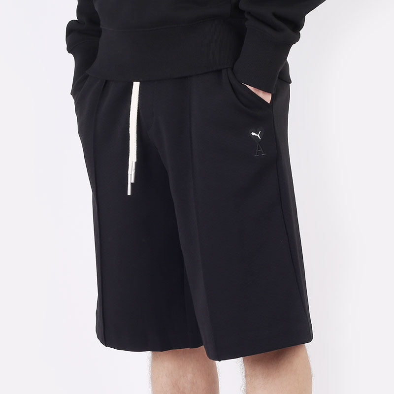 мужские черные шорты  PUMA x AMI Shorts 53407101 - цена, описание, фото 1